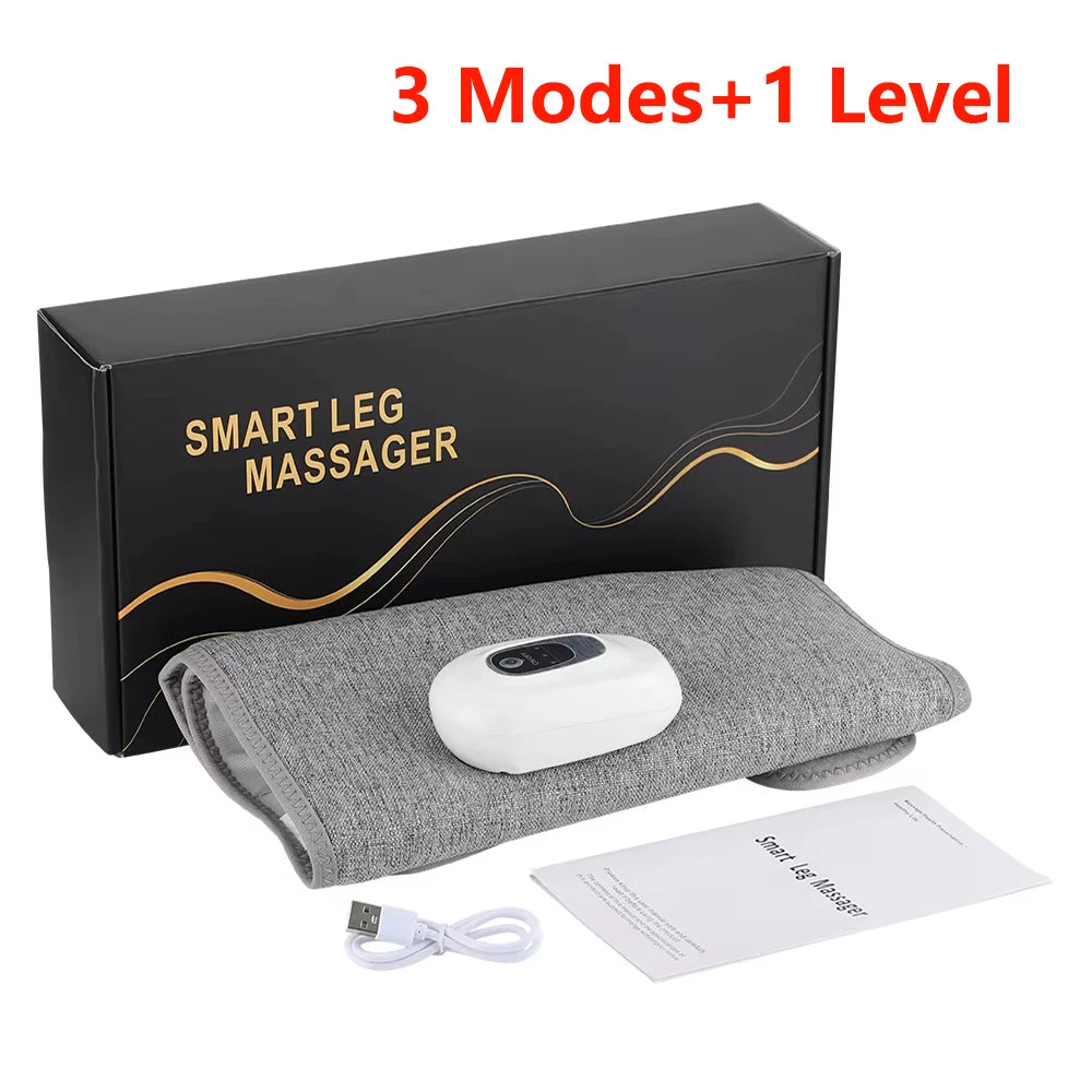 New Wireless Air Pressure Calf Massager Electric 4 Mode Airbag Compresstion Leg Massage Foot Calf Muscle Relax Blood Circulation