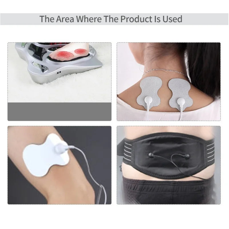 Foot Nerve Muscle Massager Electric Foot Stimulator Improves Circulation Feet Legs Circulation Machine Relieves Body Fatigue