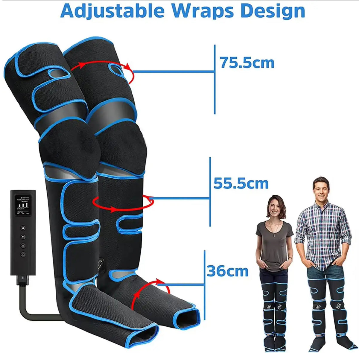 Leg Massager Air Compression Circulation Device To Combat Varicose Veins Leg Muscle Relaxation And Pain Relief  For Athletes