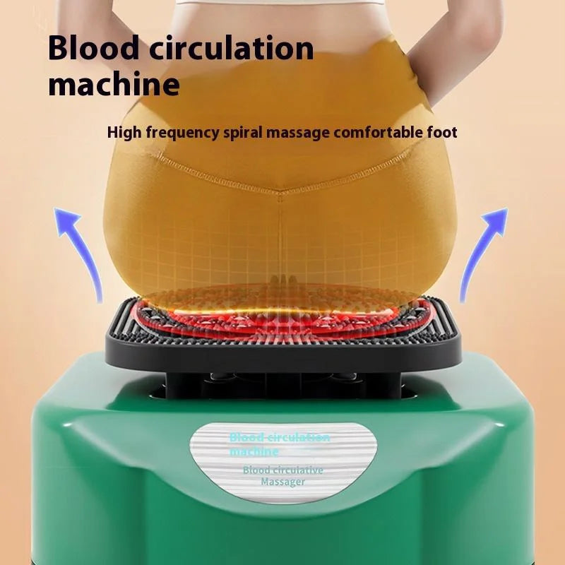 Authentic High Frequency Spiral Liquid Vibration Foot Massager Premium Wireless Remote Control Blood Circulation Machine Foot