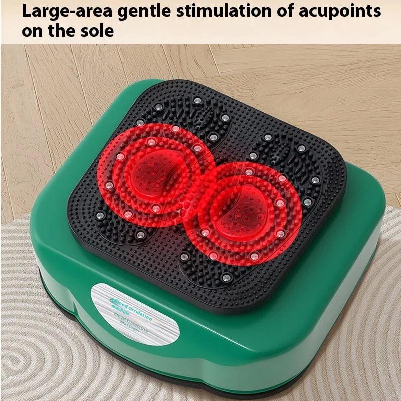 Authentic High Frequency Spiral Liquid Vibration Foot Massager Premium Wireless Remote Control Blood Circulation Machine Foot