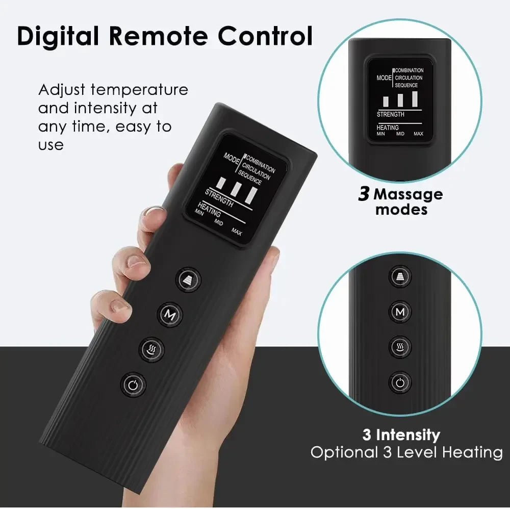 Leg Massager Air Compression Circulation Device To Combat Varicose Veins Leg Muscle Relaxation And Pain Relief  For Athletes