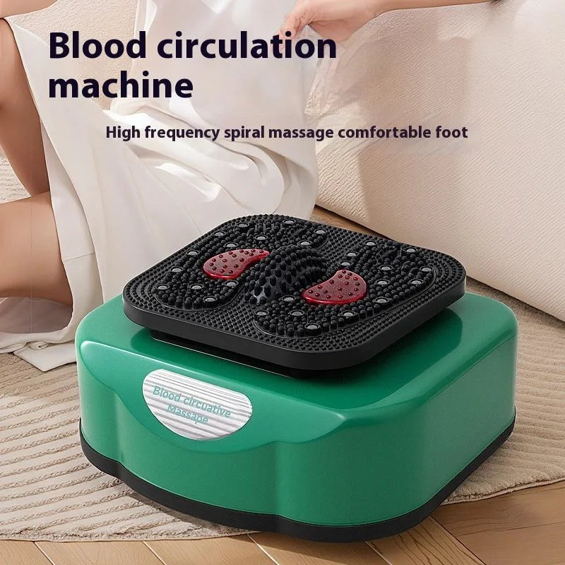Authentic High Frequency Spiral Liquid Vibration Foot Massager Premium Wireless Remote Control Blood Circulation Machine Foot