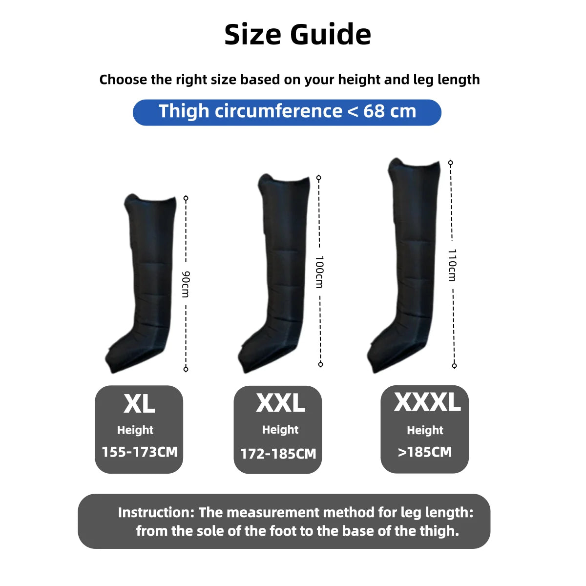 JILI Air Compression Foot  Massager Leg Recovery Boots Blood Circulation Pressotherapy Relax Muscles Lymphatic Drainage 6Cavity