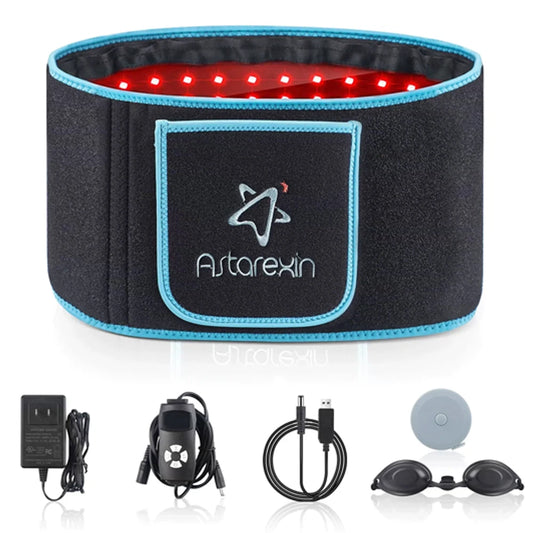 Red Light Therapy Belt For Body Back Shoulder Pain Relief Infrared Light Wrap Leg Knee Pain Relief Beauty Light LED Relax Waist