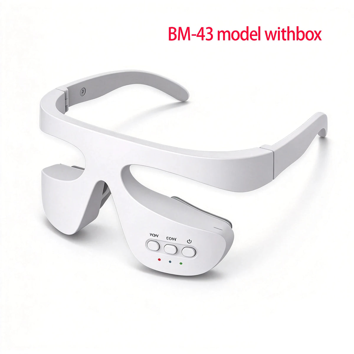 LED Eye Mask LED Red Infrared Light Therapy 630nm 850nm with 5 Modes Adjust Massage for Relieve Eye Bag Dark Circle Massages