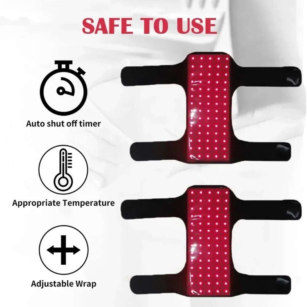 NEW LED Red Light Knee Pad Infrared Blanket Light Belt for Knee Relief Body Relaxation Healthcare Portable Home Use Device