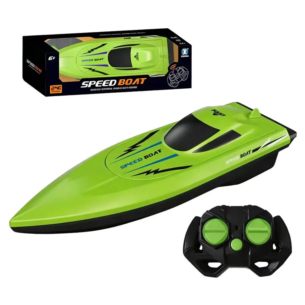 Wireless Remote Control Boat for Kids Aged 6+ and RC Beginners to Race in Backyard Pools Outdoor Play Birthday Gifts