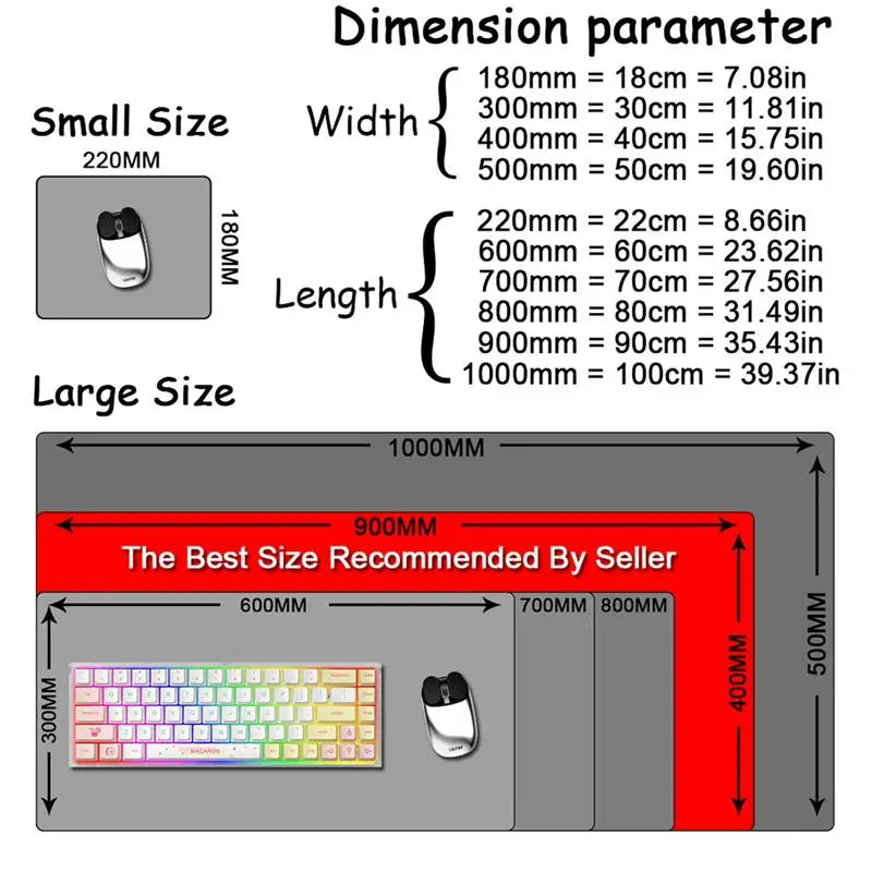 Mousepad Japanese Samurai Design Mouse Pad Non-Slip Rubber Desk Mat Office Pc Accessories Keyboard Gaming Mats Cool Tapis Souris