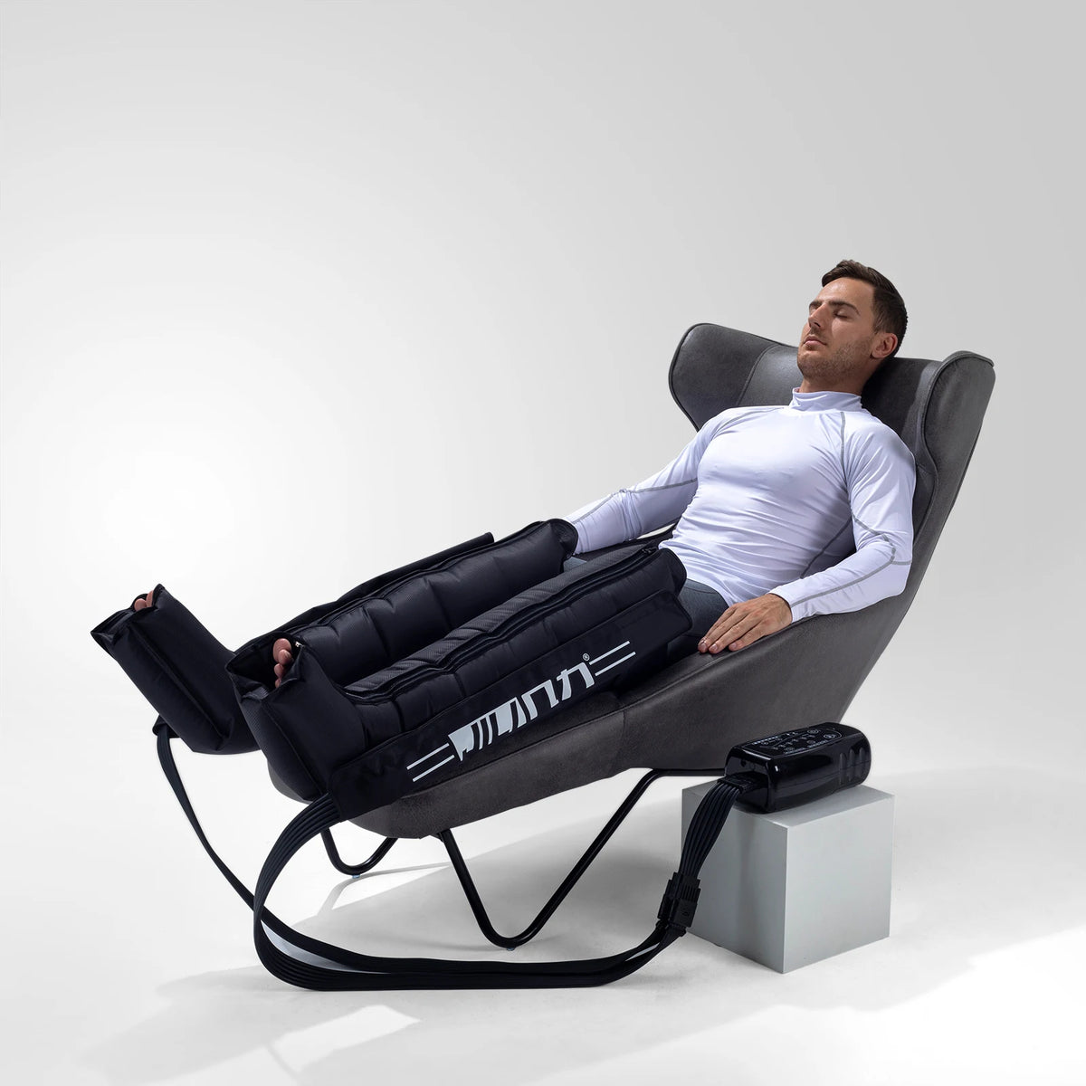 JILI Air Compression Foot  Massager Leg Recovery Boots Blood Circulation Pressotherapy Relax Muscles Lymphatic Drainage 6Cavity