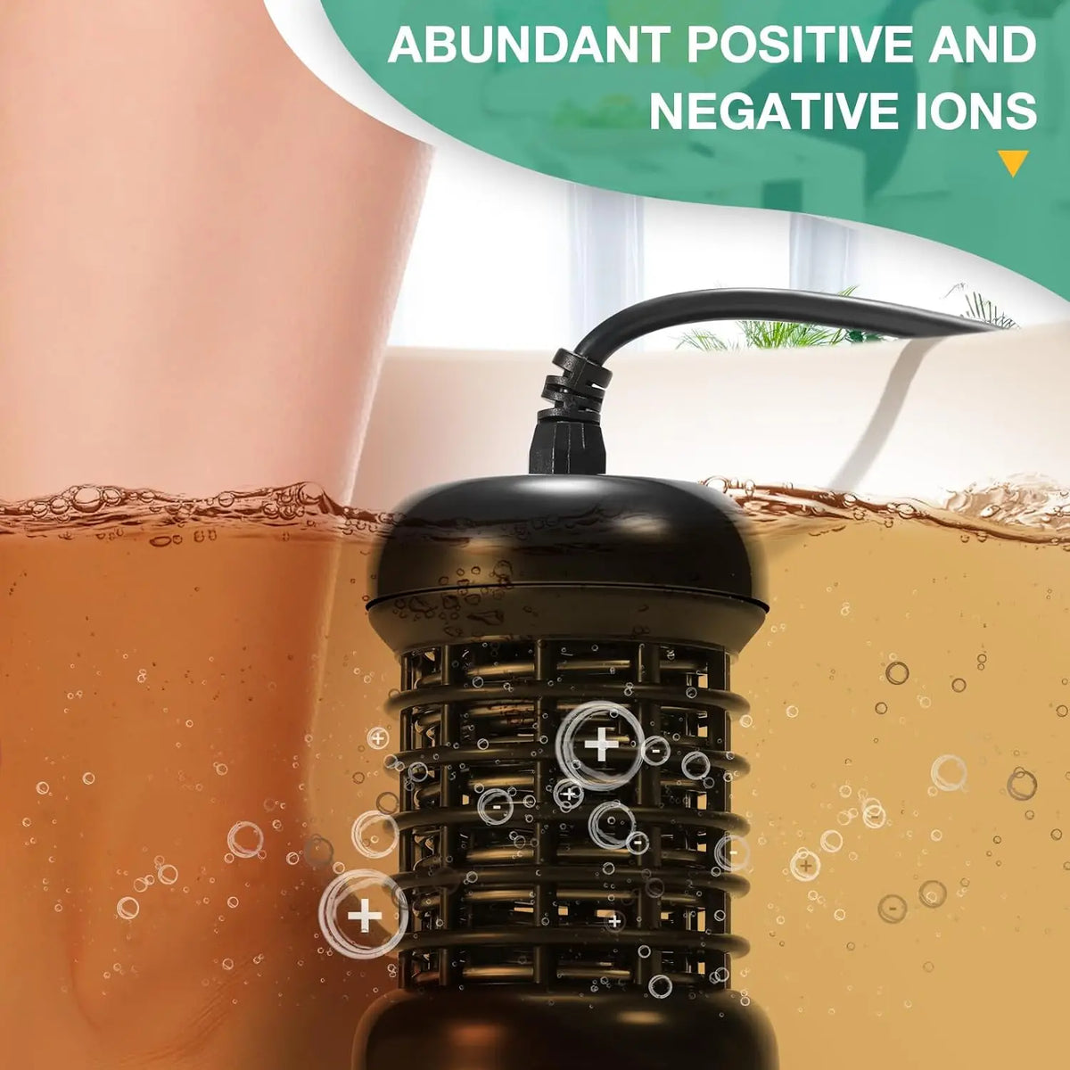 Hydrogen Ion Detox Foot Bath Machine With Basin Vibrating Massage Care Array Layer Tissue Cleaning Relax Muscle Full Vitality