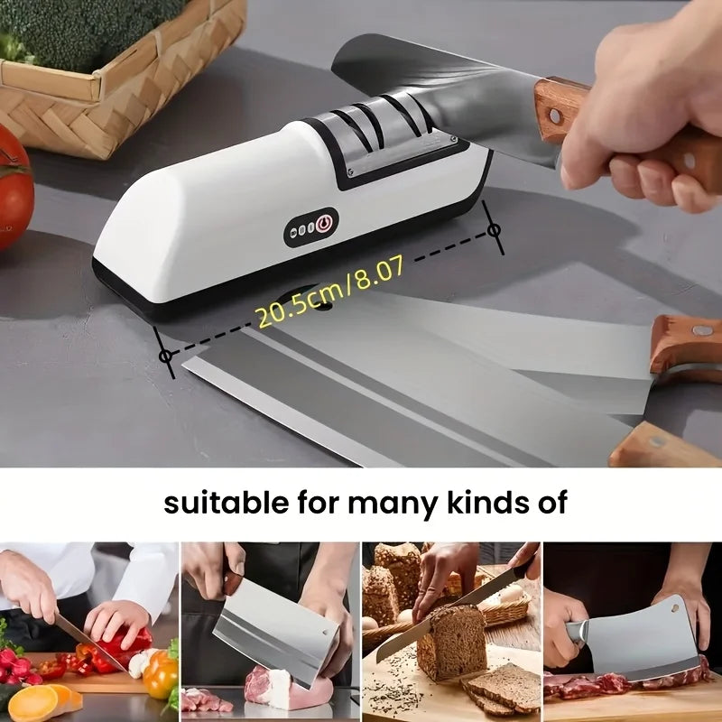home appliance Kitchen Electric Knife Sharpener Multifunctional Automatic Professional Electric Knife Sharpener Accessories