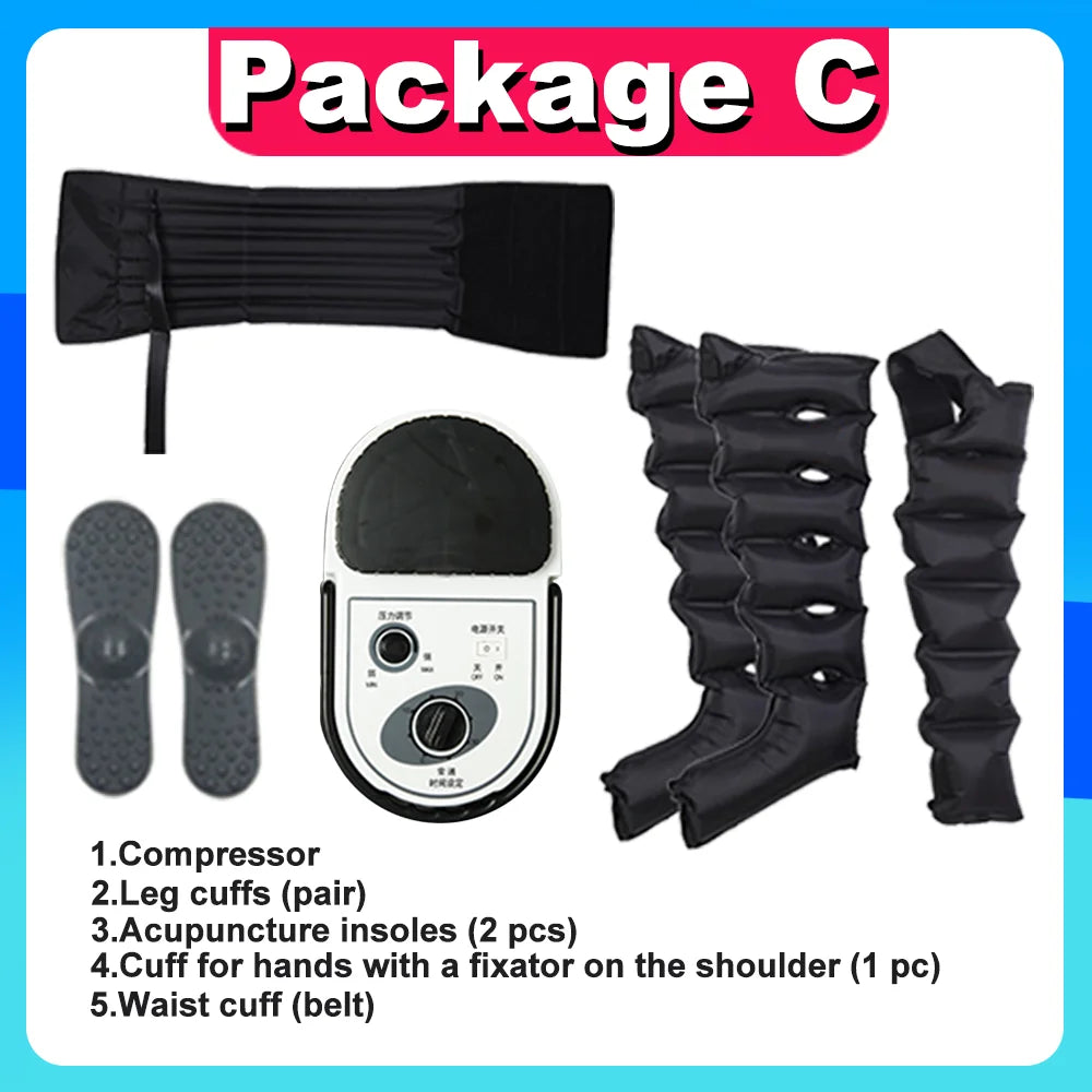 Thigh Air Compression Pressure Massager,Relieve Varicose Veins,Promote Blood Circulation,Relieve Thrombus,Leg Massager Machine