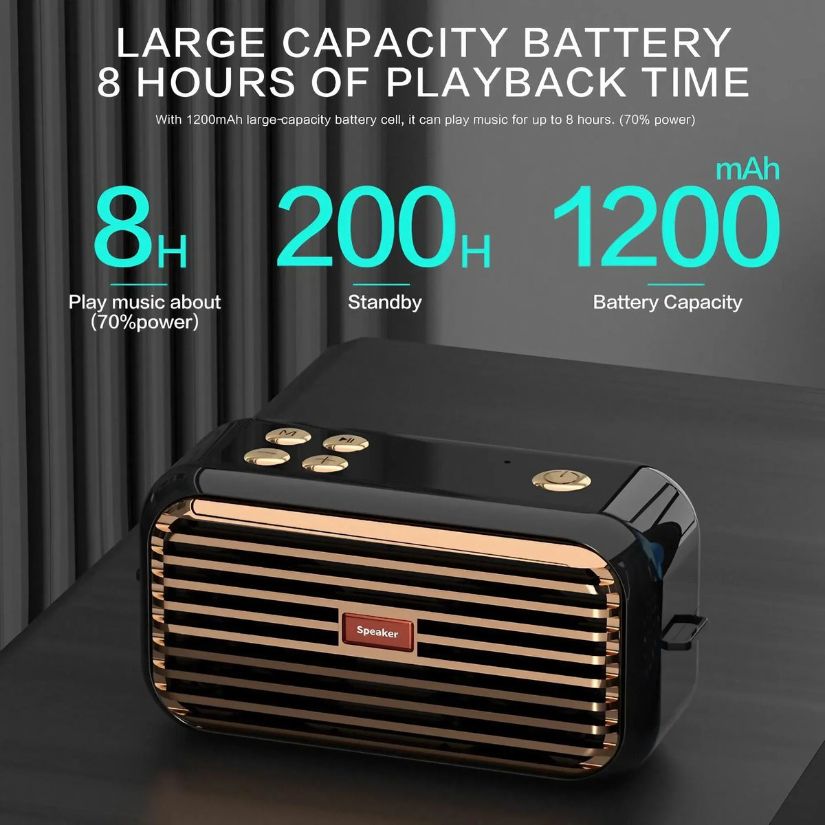 Bluetooth Portable Speaker 16W High Power Stereo Sound with TWS Pairing Wireless Speaker for Home Office Travel Outdoor Use Booming Bass and Rich Clear Audio Ideal for Parties Outdoor Activities Durable Compact Design Long La
