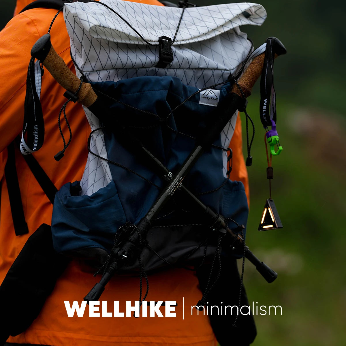 Wellhike Outdoor Tactical Triangle Light Sws Night Light Badge Warning Decorative Camping Atmosphere Mini Hanging Light