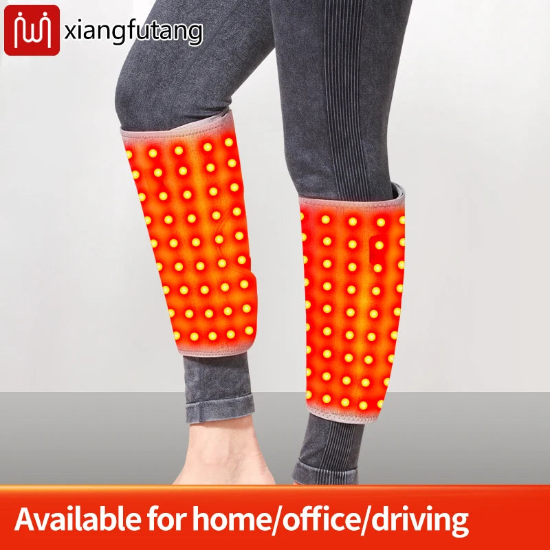 Red Light Heating Massage for Calf Leg Arm Body Brace Muscle Relaxation Relief Pain Home Office Easy Use Gift for Women Men