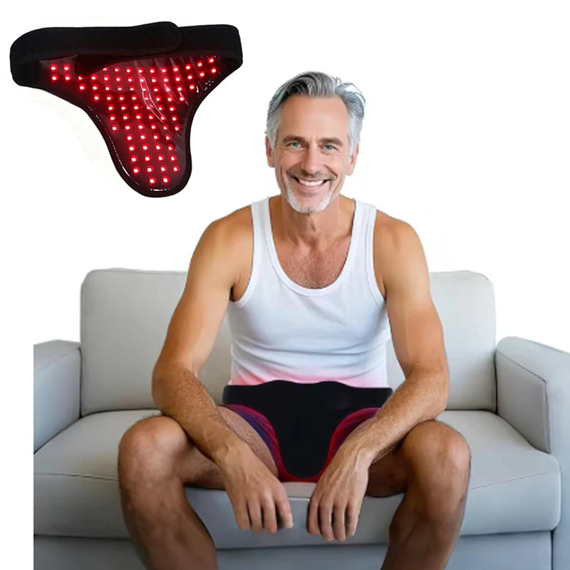 NEW 82PCS LEDs Red Light Therapy for Men Prostate Therapy Device 660nm&850nm Physical Infrared Therapy Wrap Belt for Pain Relief