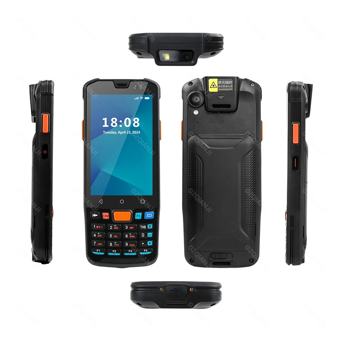 4G Inventory/Stock Management Android Data Collection Terminal Handheld PDA Barcode with 1D/2D Code QR Industrial Scanner NFC