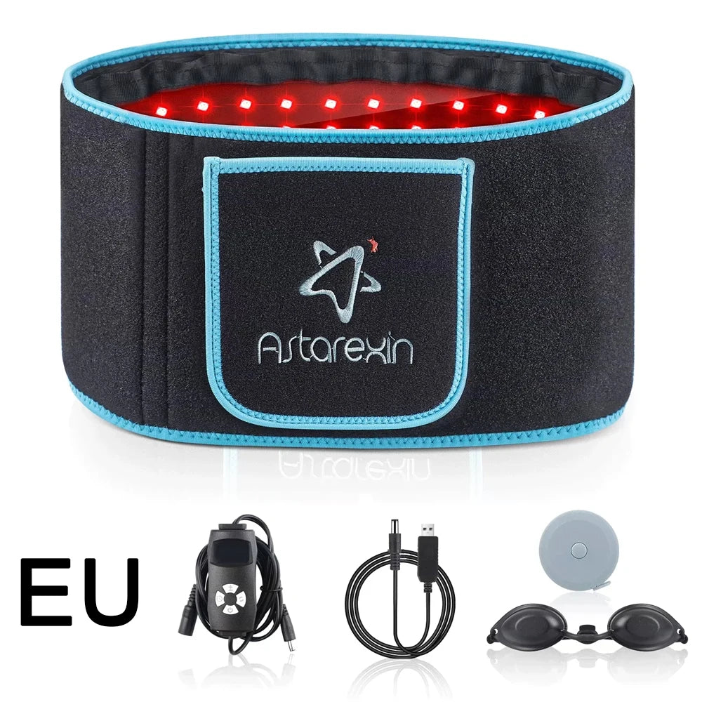 Red Light Therapy Belt For Body Back Shoulder Pain Relief Infrared Light Wrap Leg Knee Pain Relief Beauty Light LED Relax Waist