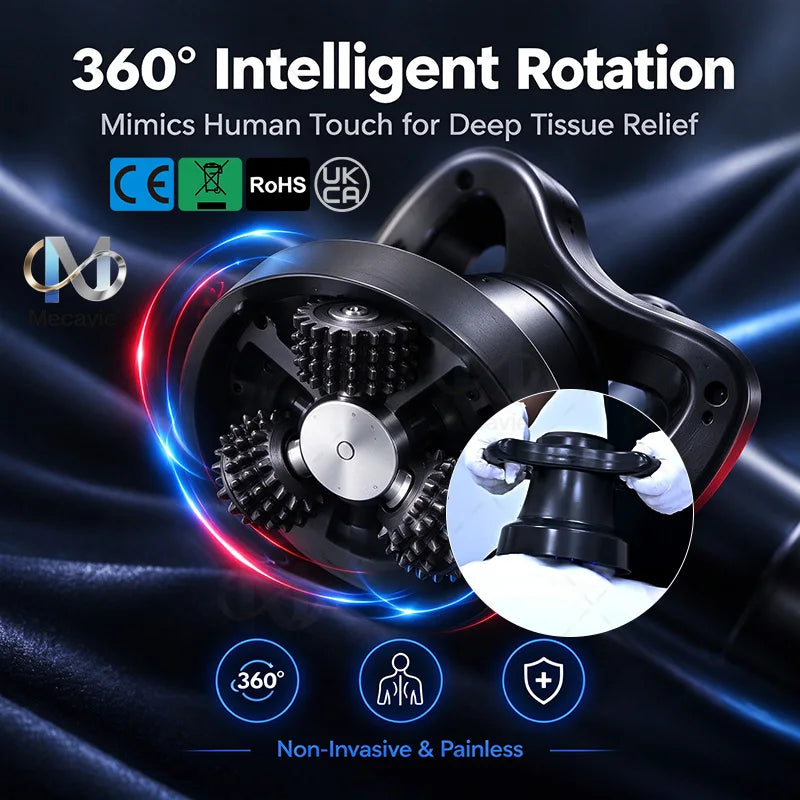 5 In 1 Body Contouring System 360° Rotation Roller Massager Lymph Detox Blood Circulation Improve Full Body Face Shaping Machine