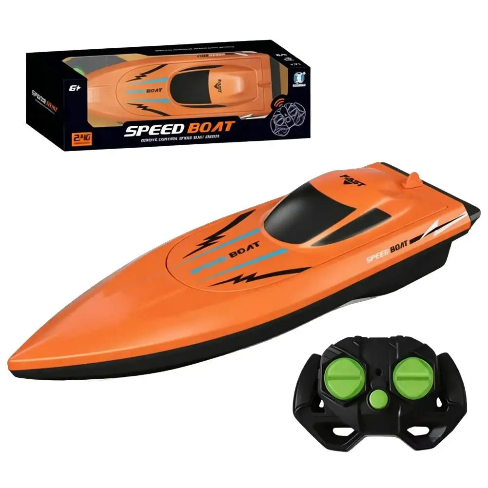 Wireless Remote Control Boat for Kids Aged 6+ and RC Beginners to Race in Backyard Pools Outdoor Play Birthday Gifts