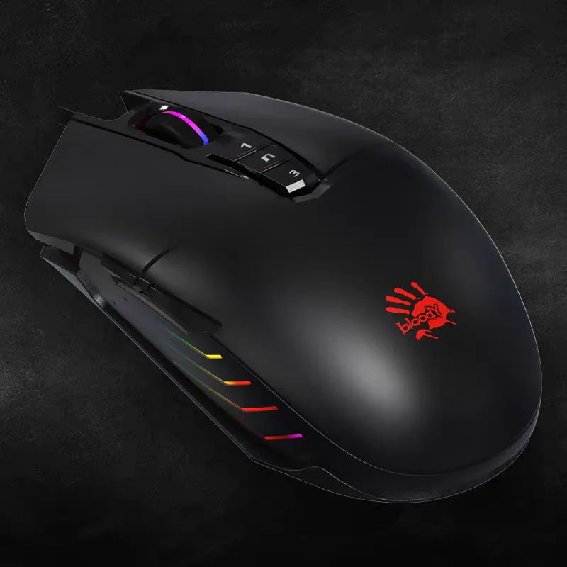 A4tech Bloody P91s P91Pro Wired Mouse Ergonomic Lightweight Design Macro Programming Pc Laptop Accessories E-sports Gaming Mouse