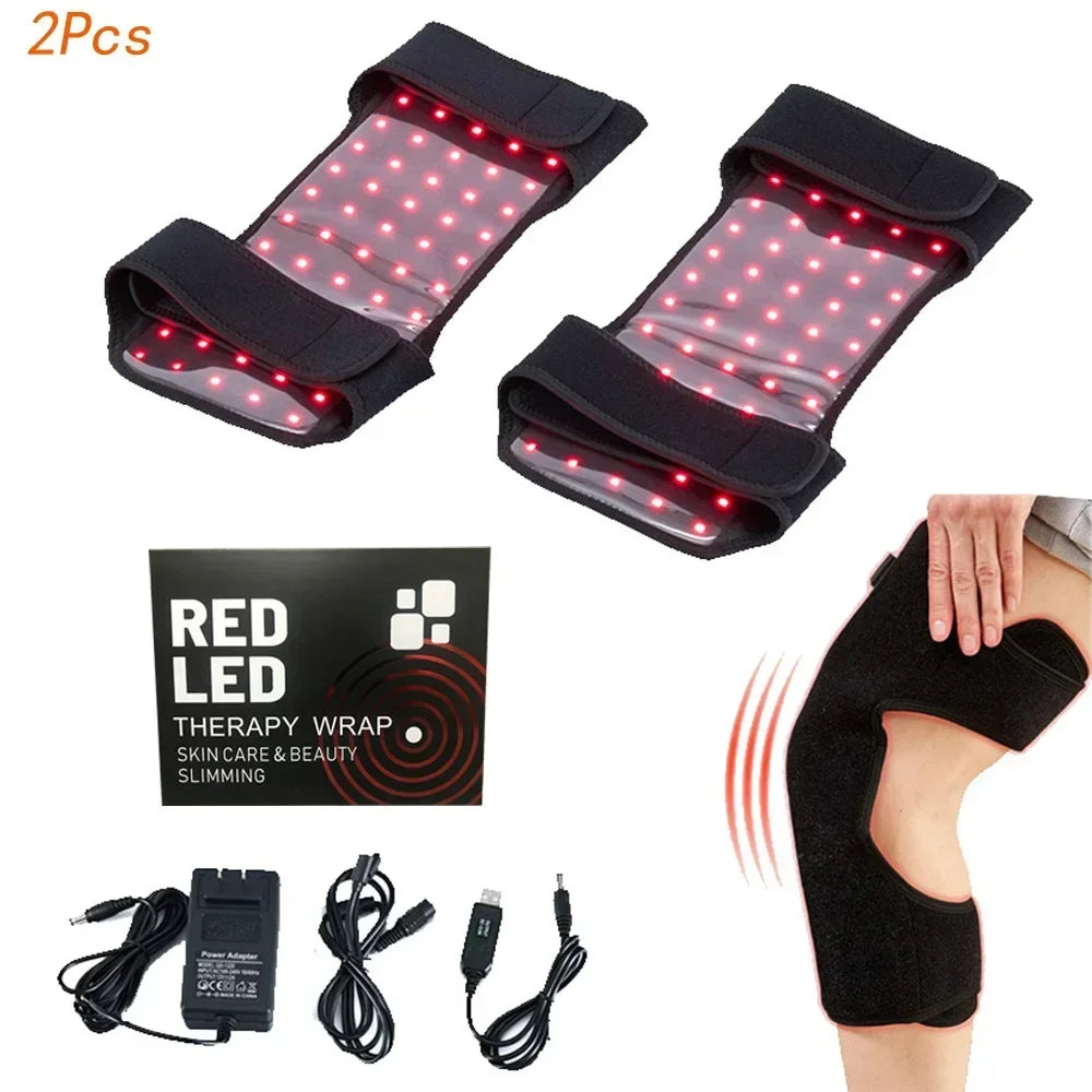 NEW LED Red Light Knee Pad Infrared Blanket Light Belt for Knee Relief Body Relaxation Healthcare Portable Home Use Device