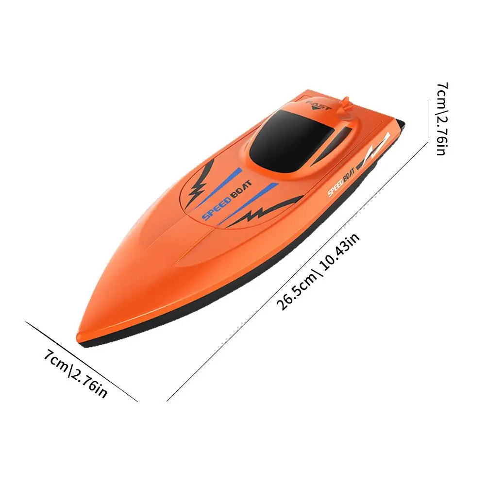 Wireless Remote Control Boat for Kids Aged 6+ and RC Beginners to Race in Backyard Pools Outdoor Play Birthday Gifts