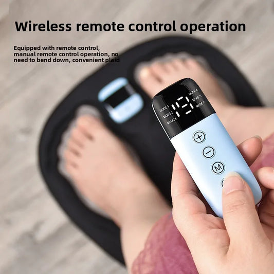 3D Smart Foot Massage Pad RF Remote Feet Massager 8 Modes 29 LevelsImprove Blood Circulation Relax Muscles Slim Legs Foot Pad