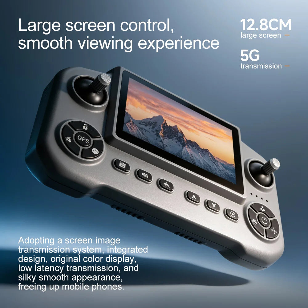 Original V918 GPS Return Home Drone Optical Flow Positioning 8K Dual Lens Long Range FPV Foldable Professional Drone for Adults
