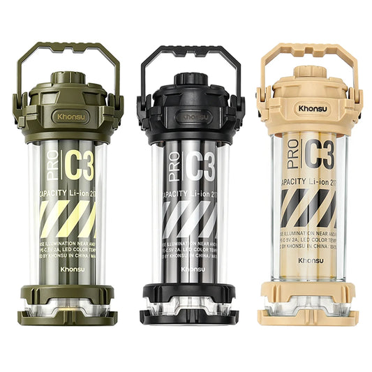 Dotwise 5000mAh Camping Lamp Portable LED Light Rechargeable Tent Lamp Outdoor LED Flashlight For Outdoor Camping Hiking Fishing