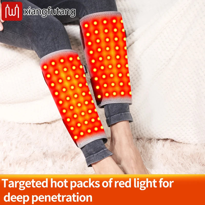 Red Light Heating Massage for Calf Leg Arm Body Brace Muscle Relaxation Relief Pain Home Office Easy Use Gift for Women Men