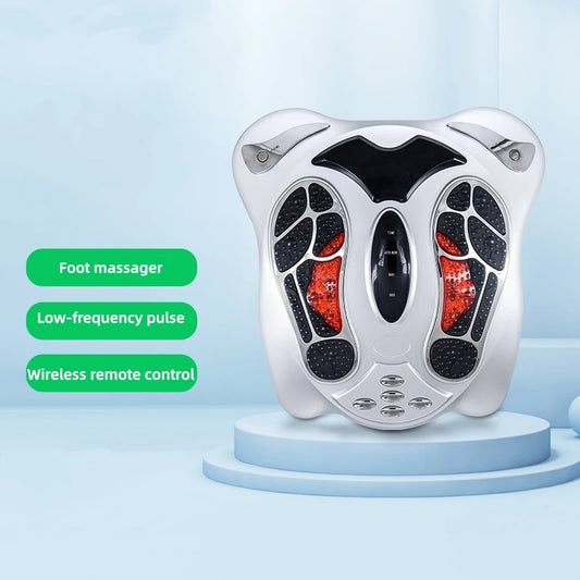 Foot Nerve Muscle Massager Electric Foot Stimulator Improves Circulation Feet Legs Circulation Machine Relieves Body Fatigue